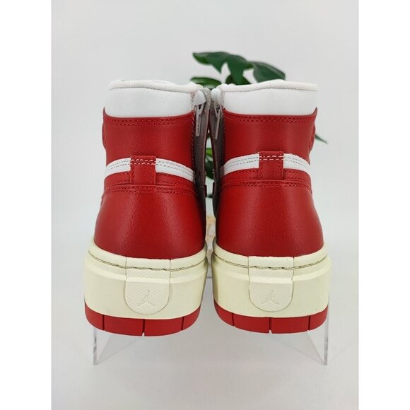 Nike Women’s Air Jordan 1 Elevate High Red/White Leather Shoes Size 10 US - Picture 3 of 9